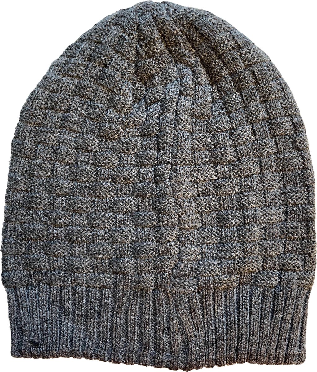 Deluxe Heren Muts / Beanie | Hoogwaardige Kwaliteit | One Size - Grijs