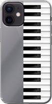 Apple iPhone 12 Mini - Smart cover - Transparant - Piano