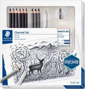 STAEDTLER gemengde houtskool Set