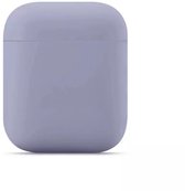 AirPods hoesje - Lavender Gray - AirPods Case - Airpods Cover - Lavendel Grijs - Grijs