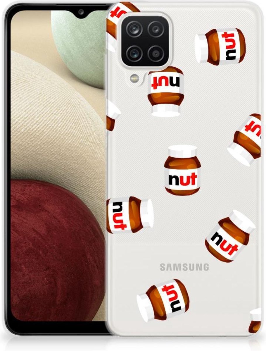 TPU Hoesje voor Samsung Galaxy A12 Siliconen Case Nut Jar