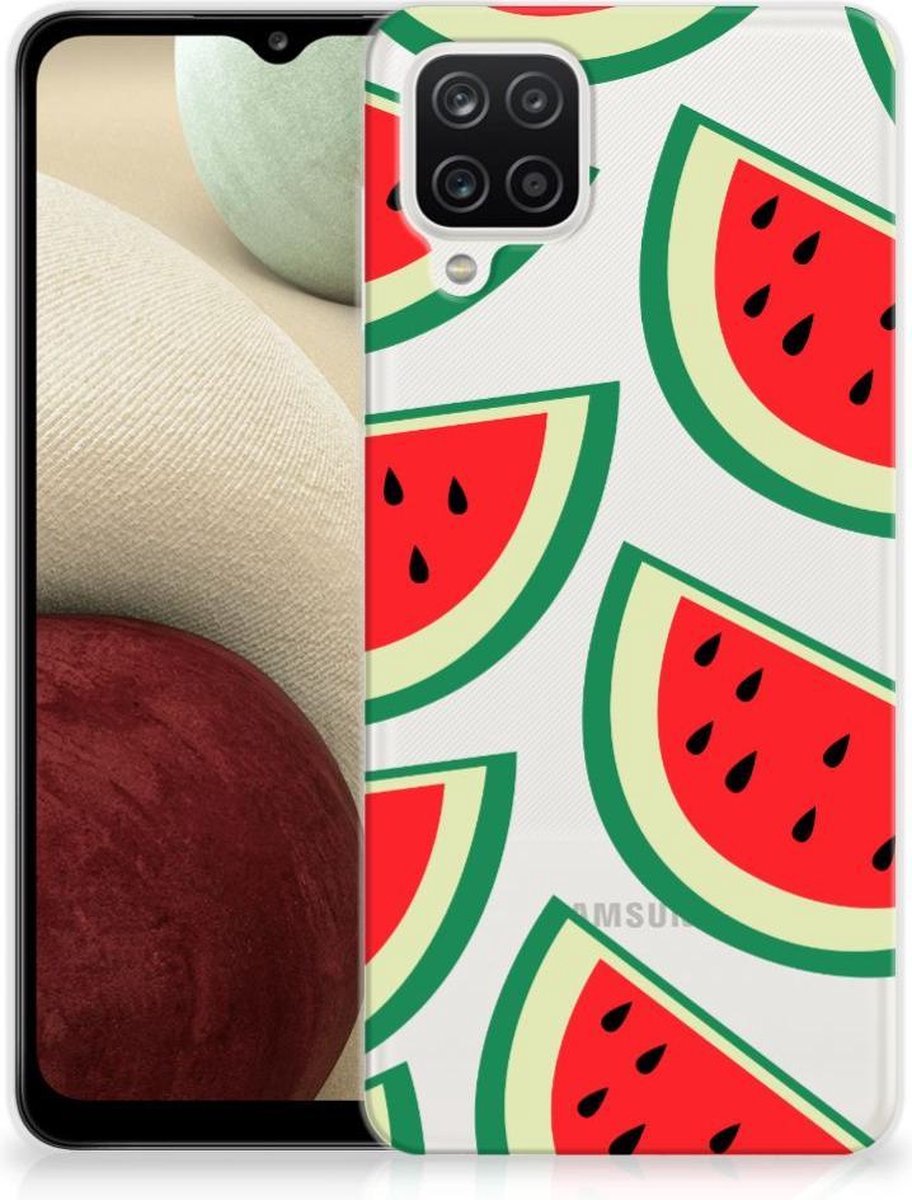 TPU Hoesje voor Samsung Galaxy A12 Siliconen Case Watermelons