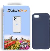 iPhone SE 2020 hoesje Donkerblauw - Siliconen - Case - Hoesjes - Back cover - Geschikt voor iPhone 7/8/SE2020