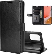Samsung Galaxy A72 hoesje - Wallet bookcase - Zwart - GSM Hoesje - Telefoonhoesje Geschikt Voor: Samsung Galaxy A72