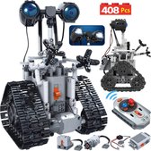 DIY 408pcs Bestuurbare Robot | Puzzel voor kinderen en volwassenen | Do it yourself| Build blocks | Elektrische Robot | BuySafe24/7