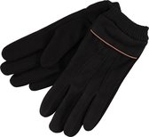 Mr. MISTØR - Heren handschoenen van imitatie suède - Winter - Zwart