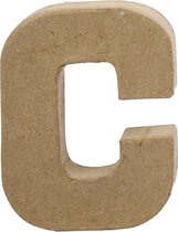 Letter, C, H: 10 cm, B: 7,5 cm, dikte 1,7 cm, 1 stuk