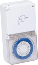 Grundig Mechanische Tijdschakelaar - Handmatig - 12x6 cm - Draaiknop - Stopcontact