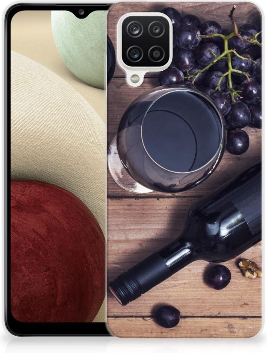 Samsung Galaxy A12 Siliconen Case Wijn