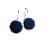 2 Love it Buffel Z - Oorbellen - Oorhangers - Polaris Elements - Metaal - Zwart - Zilverkleurig