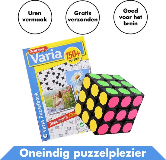 verliezen Werkwijze solo Puzzel Pakket Met Varia Puzzels Van Denksport En Een 3x3 Speed Cube  Sudoku's... | bol.com