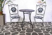 Sensline Paris bistro set black (2 chairs + 1 table)