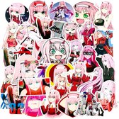 49 Stks/set Darling In The Franxx Anime Pvc Waterdichte Sticker