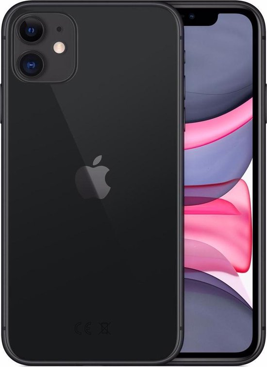 Apple iPhone 11 15,5 cm (6.1) Double SIM iOS 14 4G 64 Go Noir