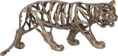 Clayre & Eef Beeld Tijger 45x15x19 cm Bruin Polyresin Tijger Woonaccessoires beeld decoratie Decoratieve Accessoires