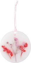 Clayre & Eef Geurverspreider 63928P Ø 7*7 cm - Roze Paraffin  Geurhanger  Autoparfum