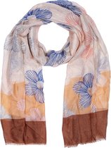 Clayre & Eef sjaal 85x180cm bruin