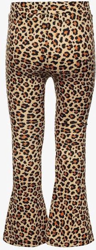 TwoDay meisjes flared broek met luipaardprint - Bruin - Maat 122/128 |  bol.com