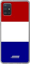 6F hoesje - geschikt voor Samsung Galaxy A52 - Transparant TPU Case - Nederlandse vlag #ffffff