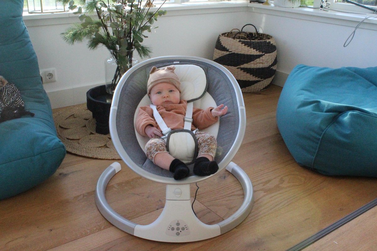 Schommelstoel Baby – Wipstoel Baby - Elektrische Babyschommel - Babyswing - | bol.com