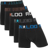 Cristiano Ronaldo 7 Trunk 5-pack Boys ZWART - Maat 13/15