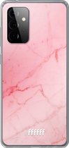 6F hoesje - geschikt voor Samsung Galaxy A72 -  Transparant TPU Case - Coral Marble #ffffff