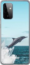 6F hoesje - geschikt voor Samsung Galaxy A72 -  Transparant TPU Case - Dolphin #ffffff