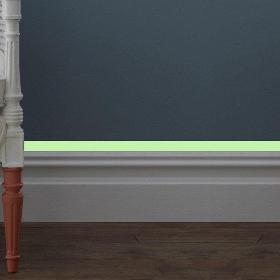 Lichtgevende Plint - Plinten - Lichtgevende Decoratie - Glow In The Dark Plint Strips - 400 cm