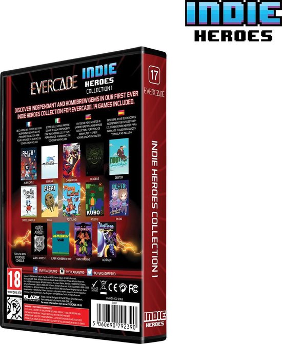 Evercade - Indie Heroes cartridge 1 - 14 games - Evercade