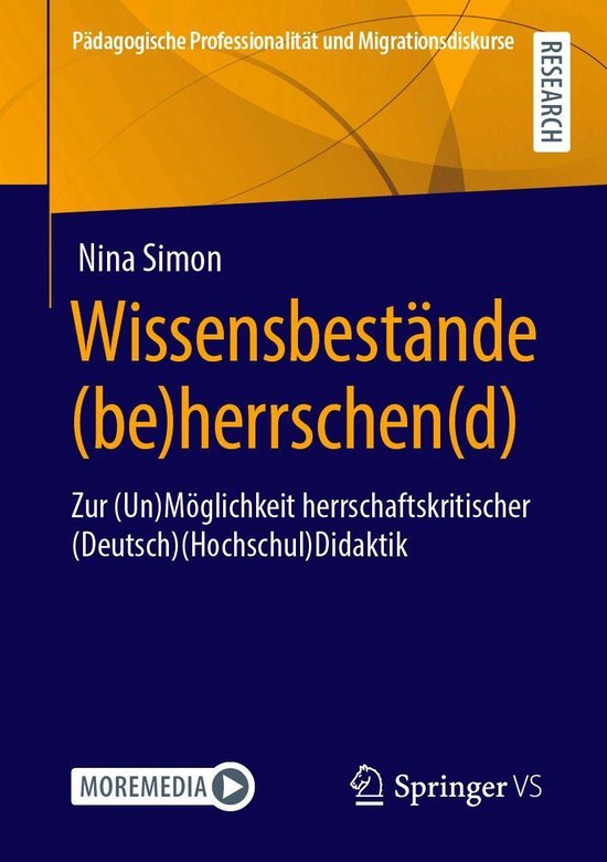 Education and Social Work (German Language) - Wissensbestän ... - cover