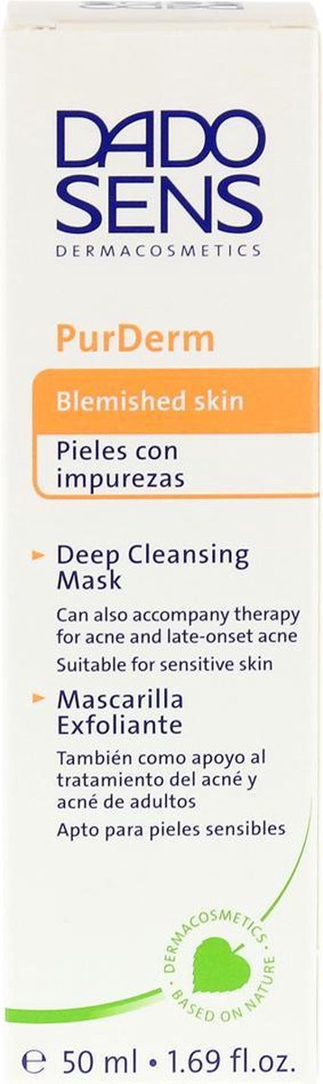 Dadosens PurDerm Cleansing Mask / Reinigend Masker Onzuivere Gevoelige huid 50 ml