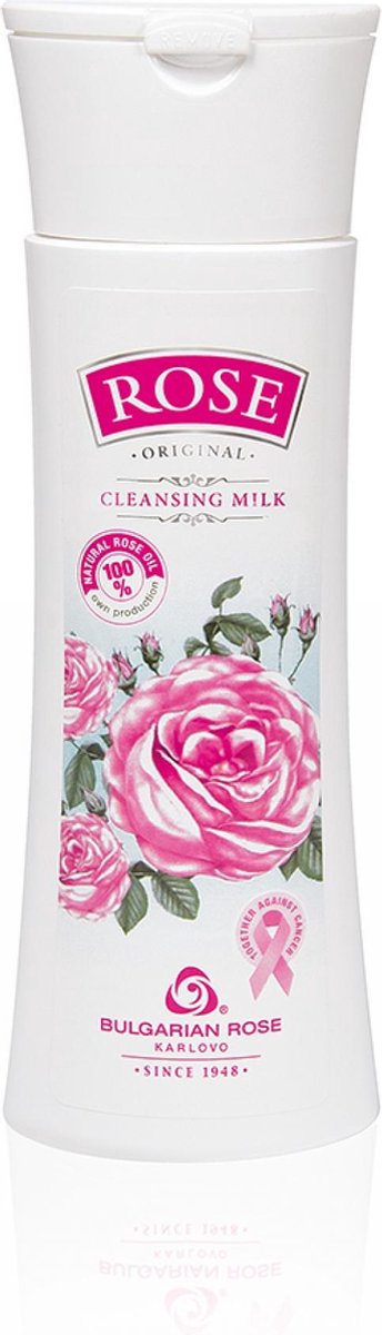 Cleansing milk Rose Original | Reinigingsmelk met panthenol en 100% natuurlijke Bulgaarse rozenolie en rozenwater