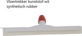 Betra Douchetrekker/vloertrekker - kunststof/wit natuur rubber 45 cm - Schoonmaakartikelen