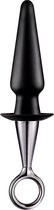 MENZSTUFF ANAL PLUG WITH PLATED HANDLE 21607