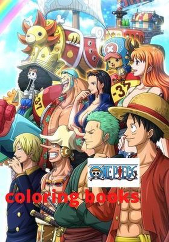 One Piece Coloring Book Anime Coloring Boeken Bol Com