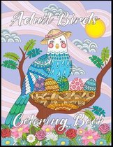 Adult Birds Coloring Book