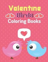 valentine birds coloring books