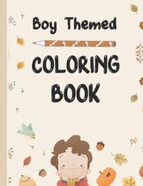 Boy Themed Coloring Book