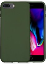 iPhone 6 plus hoesje groen - Apple iPhone 6s plus hoesje groen siliconen case - hoesje iPhone 6 plus - hoesje iPhone 6s plus hoesjes cover hoes