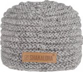 Shakaloha Gebreide Wollen Muts Heren & Dames Beanie Hat van schapenwol met polyester fleece voering - Billy Beanie Grey Unisex - One Size Wintermuts