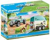 foto van PLAYMOBIL Country Auto met aanhanger - 70511