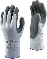 Showa 451 Thermo grip werkhandschoenen - Maat L - zwart/grijs - Thermo Verwarmde Handschoenen - Ideaal voor klussen