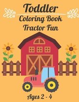 Toddler Coloring Book Tractor Fun
