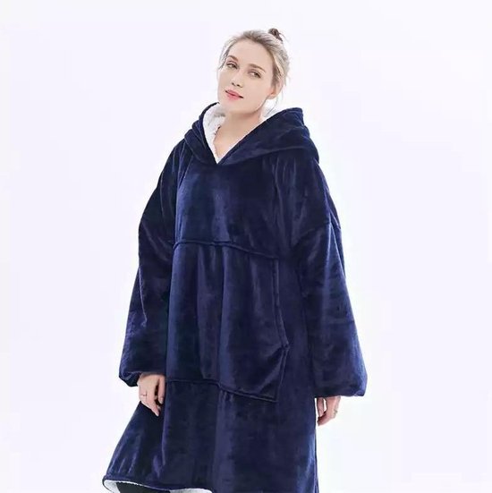 Huggle Hoodie - Hoodie Deken - Hoodie Blanket - Oversized Hoodie - Fleece Deken - Indoor/Outdoor Coat