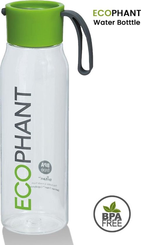timmerman zacht peper Ecophant Waterfles 550ML -Drinkfles - Duurzaam -BPA-vrij - Tritan  Copolyester | bol.com