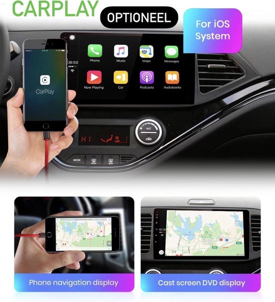 CAMÉRA GRATUITE! Kia Picanto 2011-2014 système de navigation et multimédia  Android... | bol.com