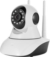 Camera - Mobiele wifi-camera met 2 antennes - Indoor camera - 360 graden draaibaar - Spraakfunctie - Bewegingsdetector - Ligt functie - Opneembaar - Met app te verbinden - Overall te bekijken