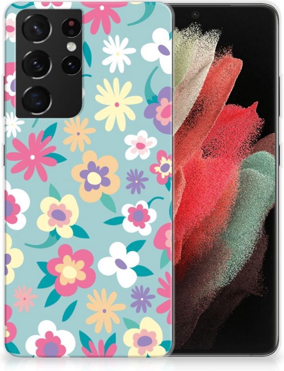 Samsung Galaxy S21 Ultra TPU Case Flower Power