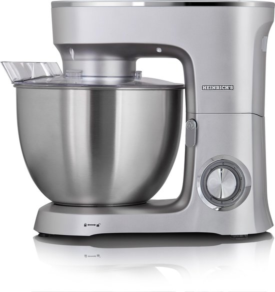 Heinrich´s HKM 8078 - keukenmachine - 1400 Watt - XXL - zilvergrijs. van Heinrich's — afbeelding 5