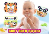 babyboekje/ knisperboekje/ Babyspeelgoed /zwemband/Babybadboekjes Douchen Leren speelgoed | Zwevend boek | Waterdicht kinderbad voor peuters/ Bath book / Tijger